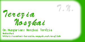 terezia noszkai business card